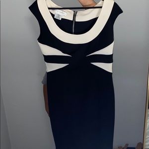 Black and white dress